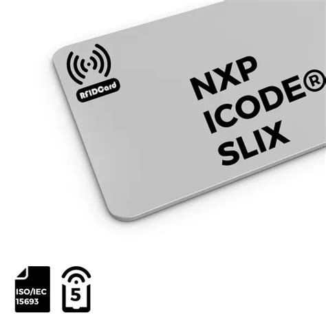 RFID Card CR80 NXP ICODE®SLIX ISO15693 